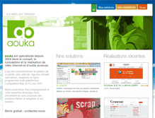 Tablet Screenshot of aouka.com